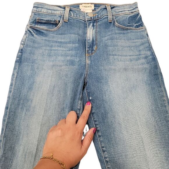 NWOT L'agence Sada Slim Straight-Leg Jeans - Picture 12 of 12